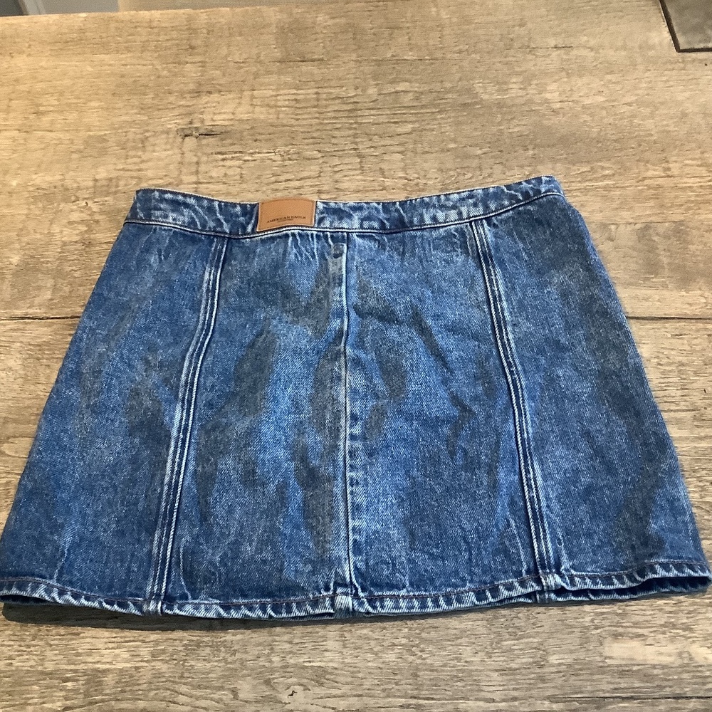 American Eagle Outfitters Highest Rise Mini skirt, denim, Size 8